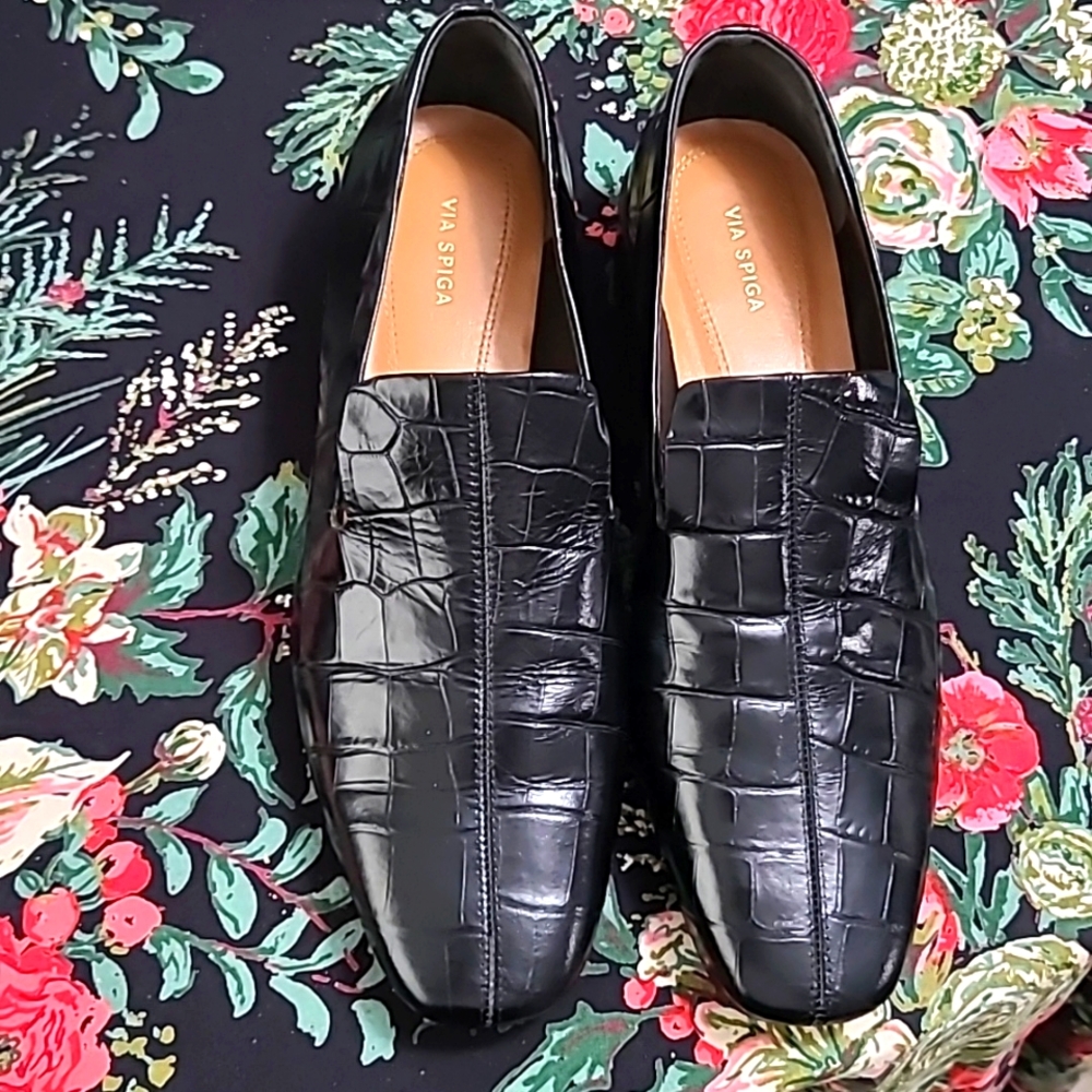 Via Spiga Baudelaire Leather Loafer size 37 (Unisex)